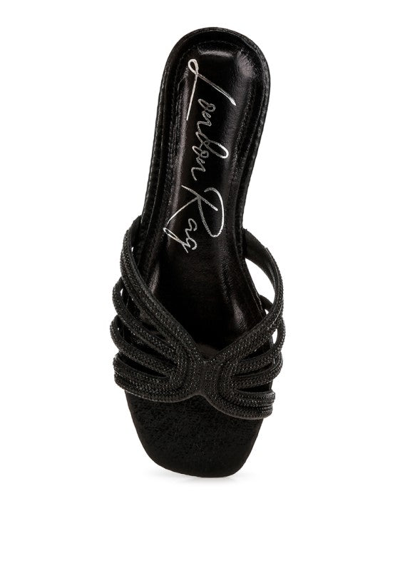 Dindy Rhinestone Cut Out Flats - Tigbul's Variety Fashion Shop