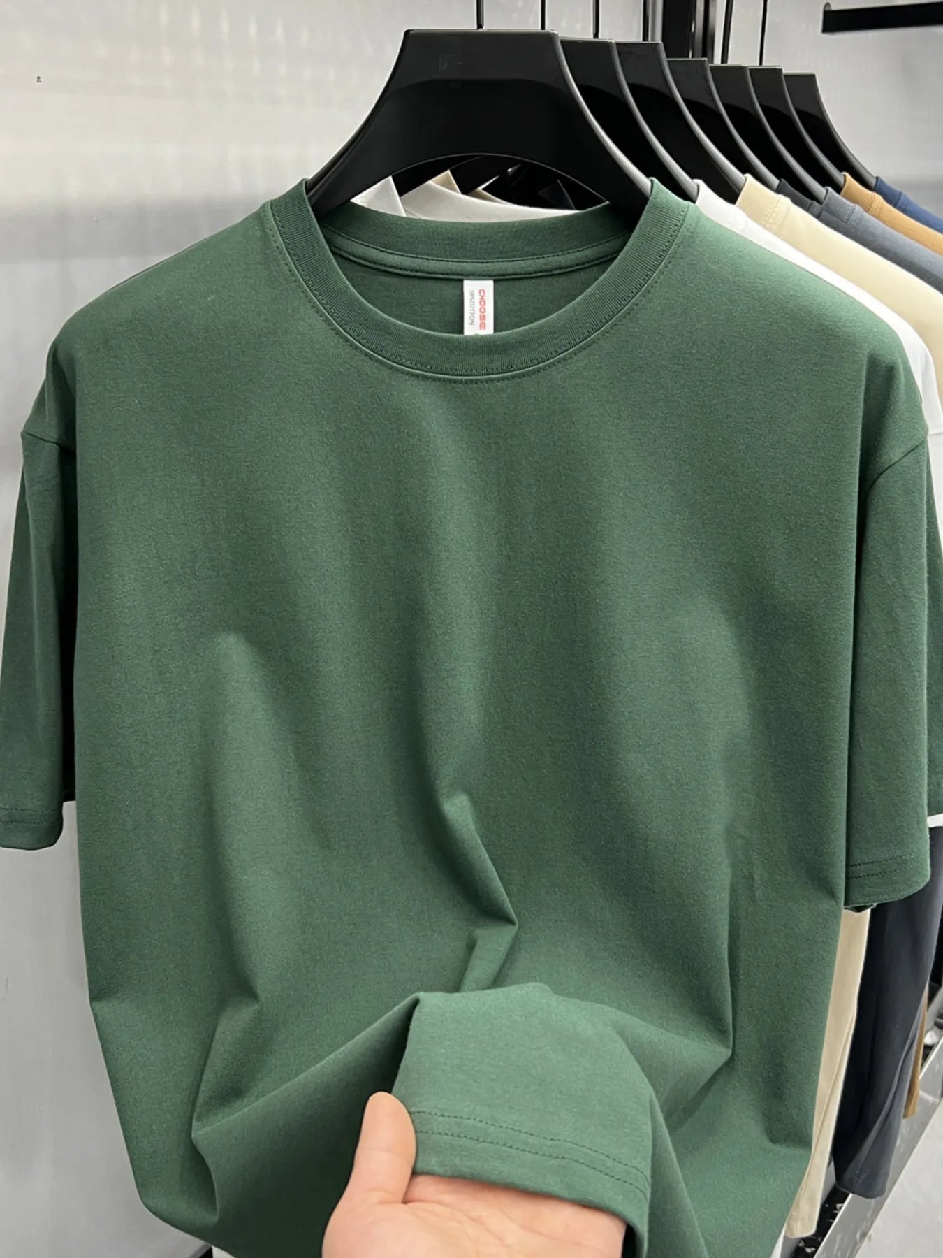 Men's Plus Size Round Neck Short Sleeve T-Shirt - Tigbul's Variety Fashion Shop
