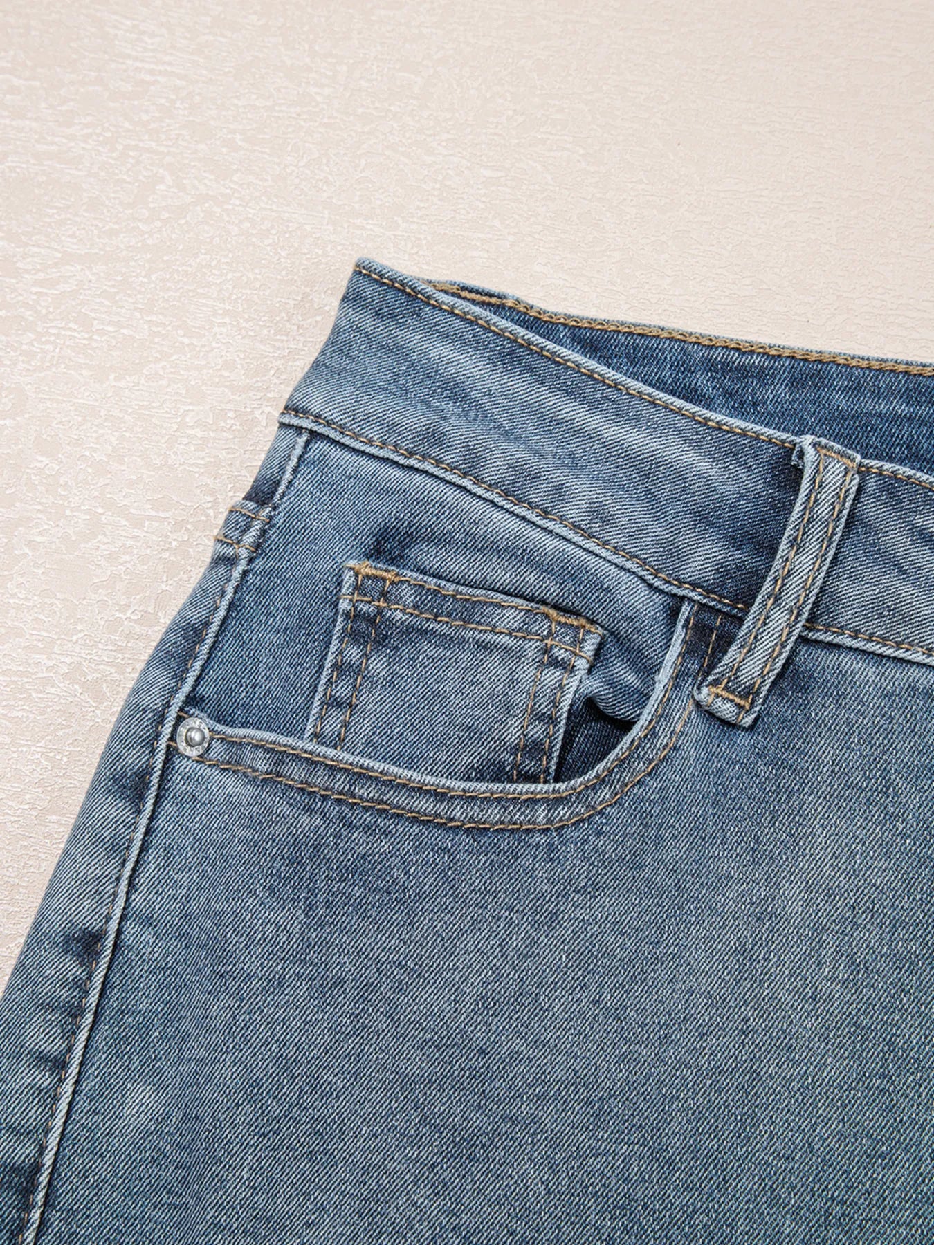 Distressed Ankle-length Straight Jeans - Tigbul's Variety Fashion Shop