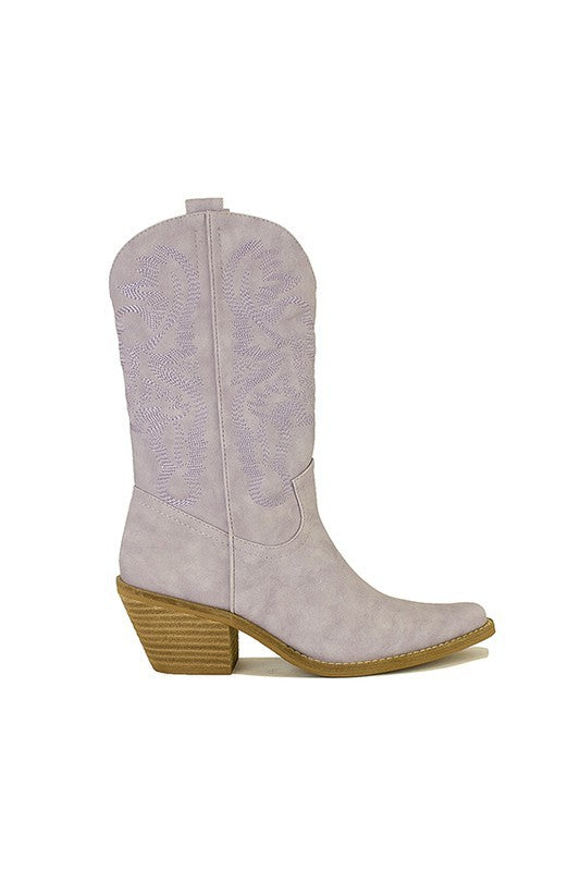 Women's Embroidered Western Boots - Tigbul's Variety Fashion Shop