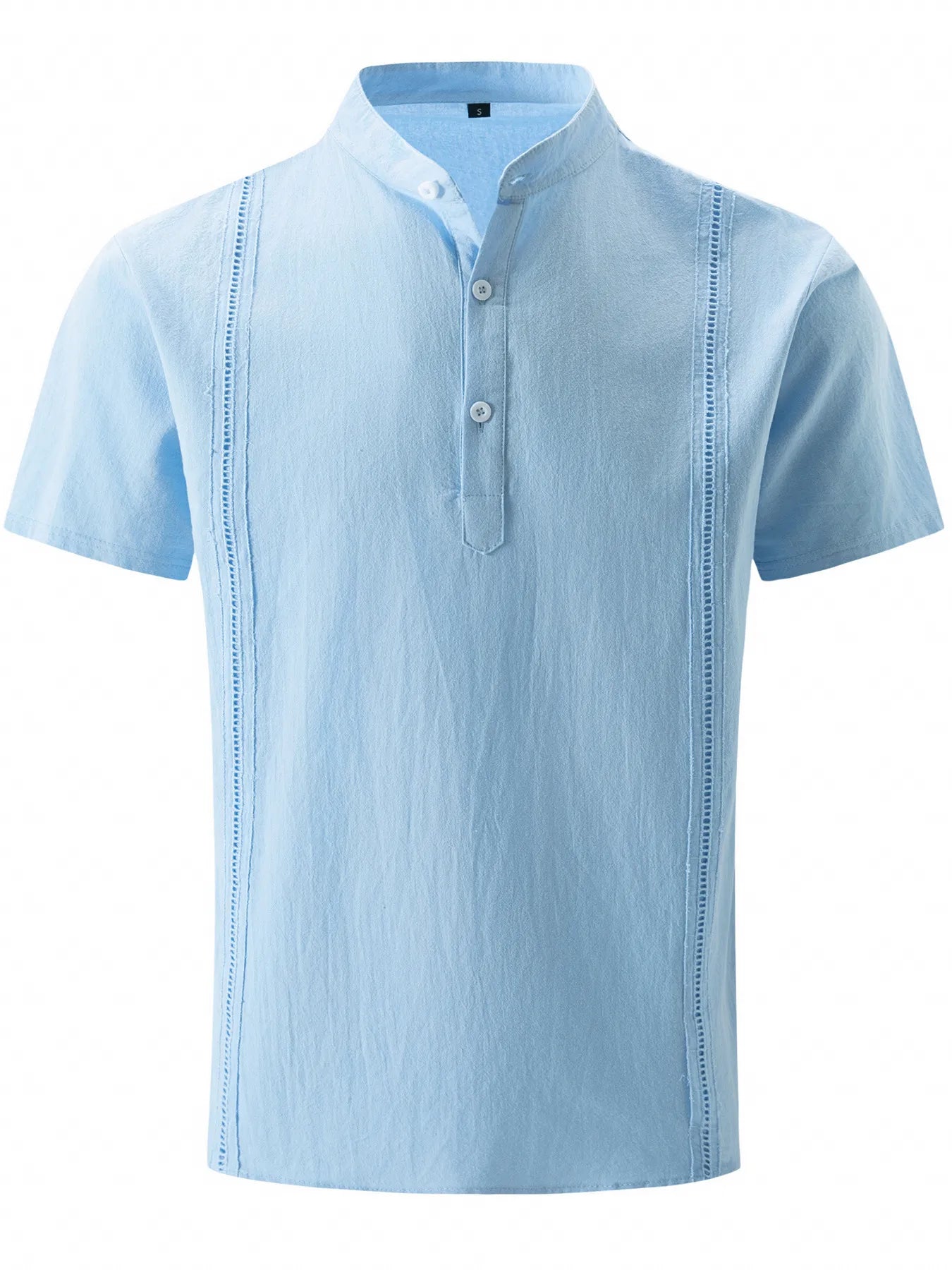Men's Full Size Button Detail Short Sleeve Shirt Plus Size - Tigbul's Variety Fashion Shop
