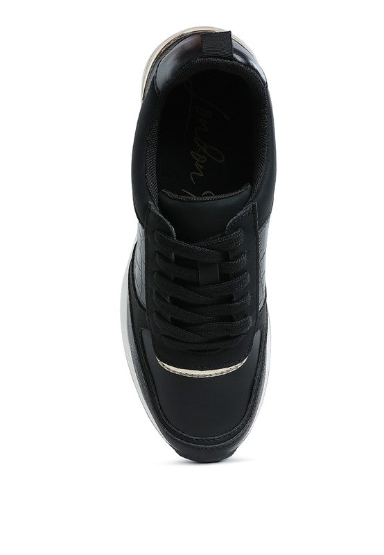 Noltas Chunky Wedge Heel Sneaker - Tigbul's Variety Fashion Shop
