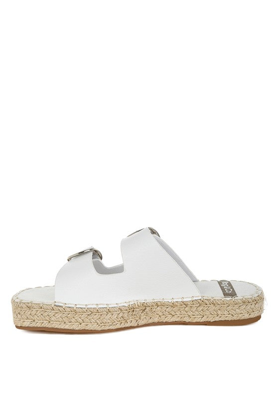 Palala Genuine Soft Leather Square Toe Espadrilles - Tigbul's Variety Fashion Shop