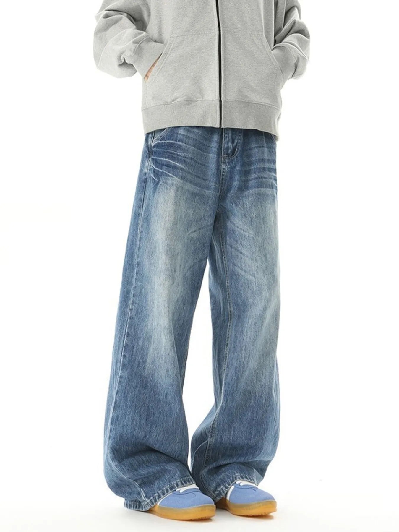 Men's Wide Leg Jeans - Tigbul's Variety Fashion Shop