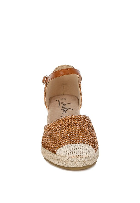 Kalista Raffia Woven Wedge Sandals - Tigbul's Variety Fashion Shop
