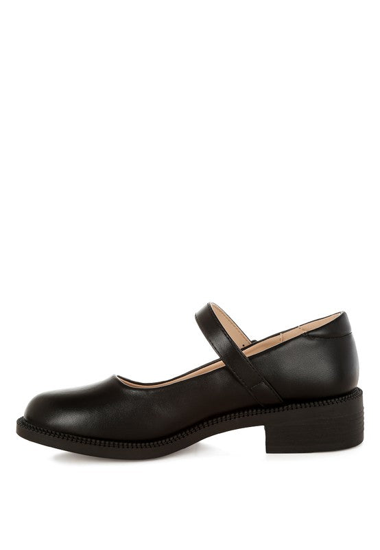 Ejeta Faux Leather Mary Jane Shoes - Tigbul's Variety Fashion Shop