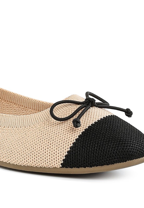 Rosario Two Tone Ballerinas - Tigbul's Variety Fashion Shop