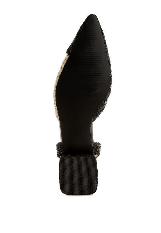 Kinjay Pointy Toe Slingback Sandals - Tigbul's Variety Fashion Shop