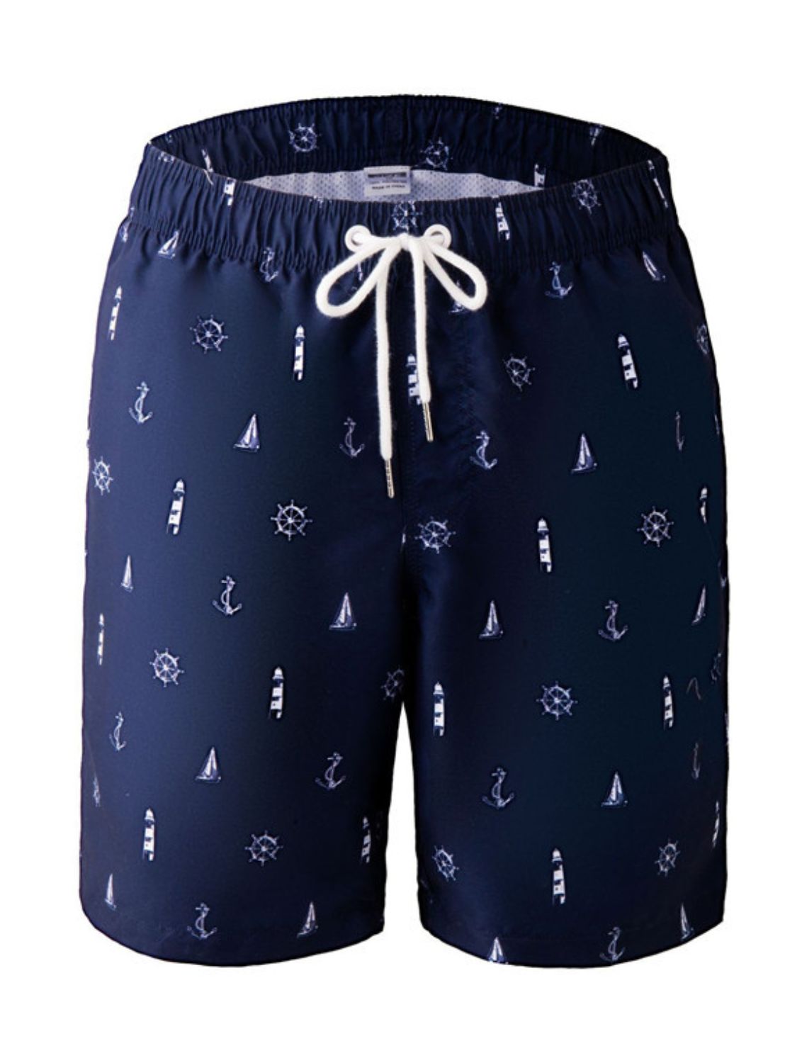 Men's Drawstring Printed Swim Shorts - Tigbul's Variety Fashion Shop