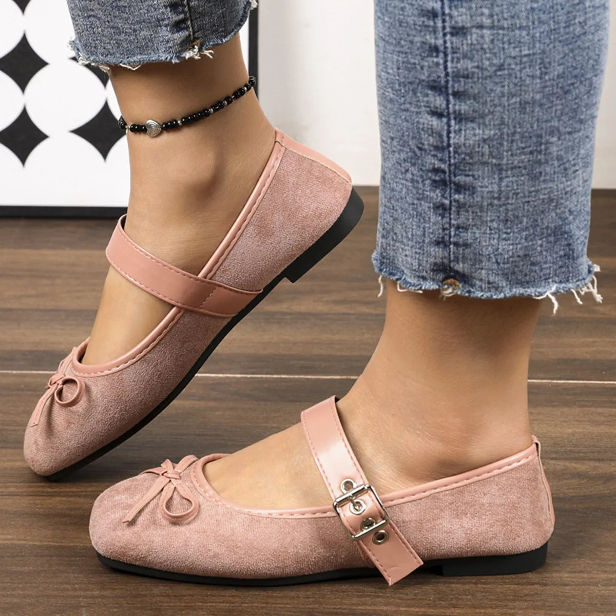 Square Toe Flats Slip-Ons - Tigbul's Variety Fashion Shop