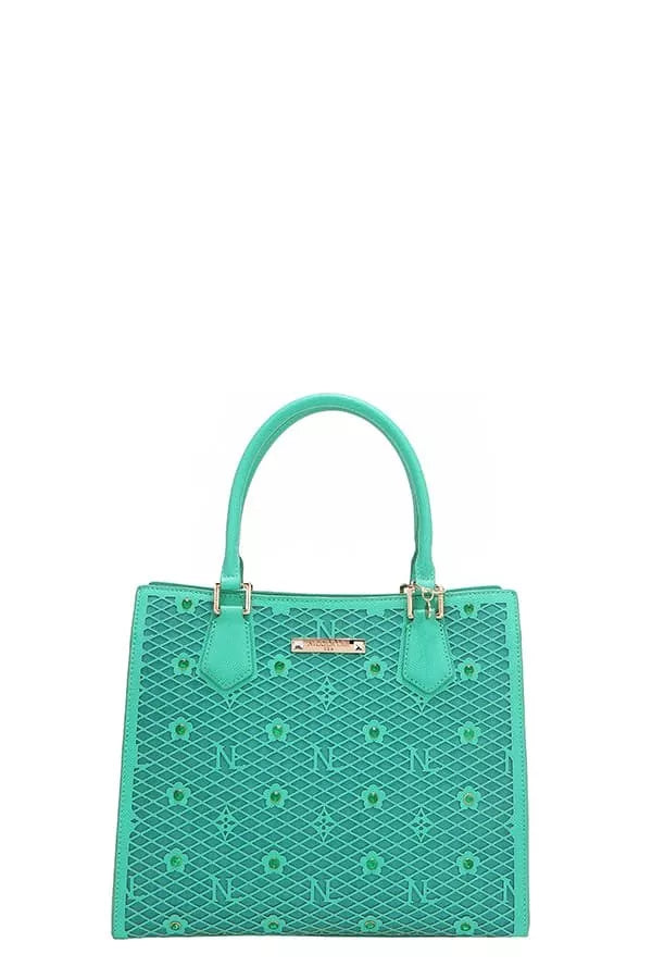 Nicole Lee USA Structured Tote Bag - Tigbul's Variety Fashion Shop