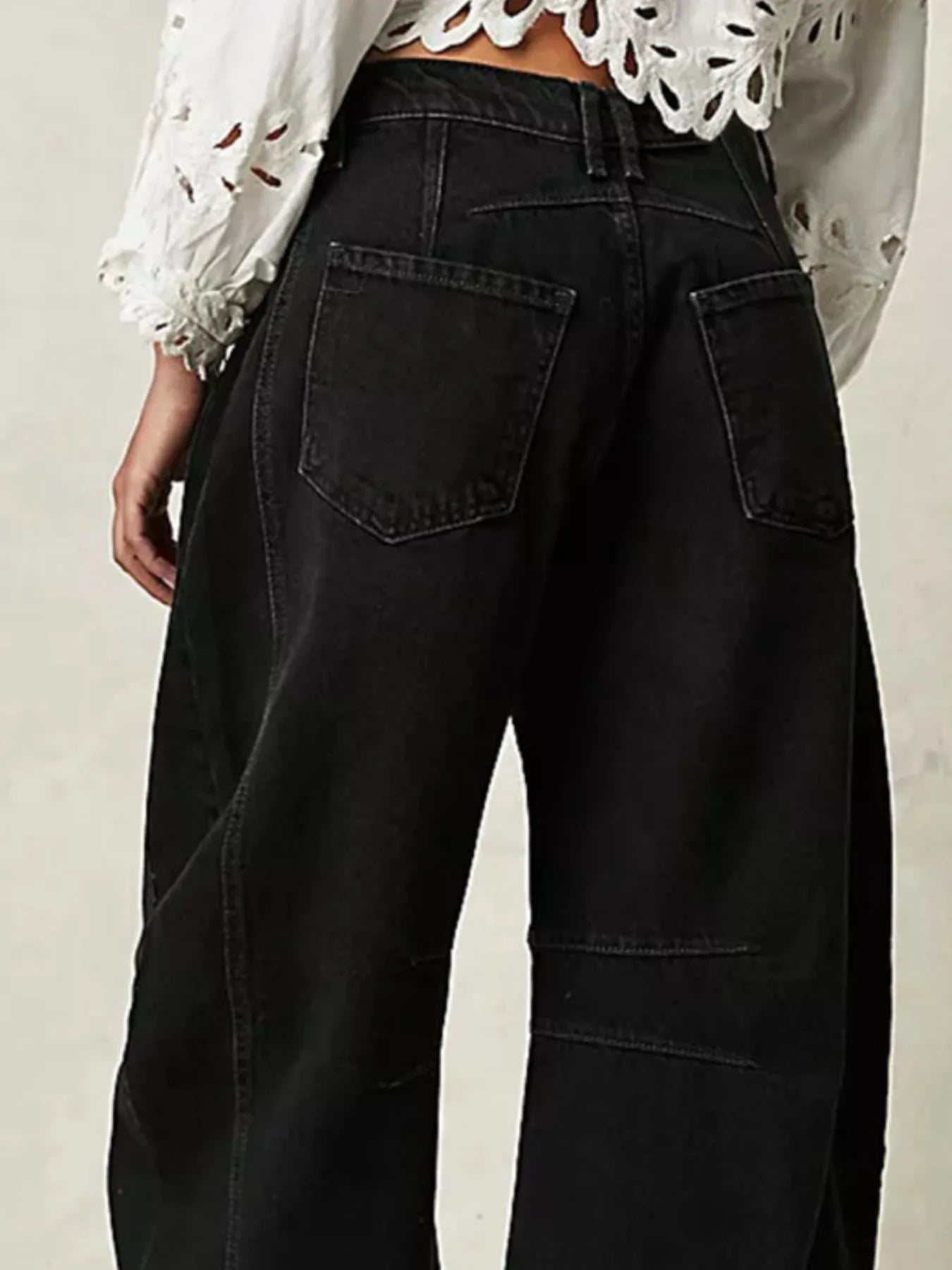 Wide Leg Relaxed Fit Jeans - Tigbul's Variety Fashion Shop