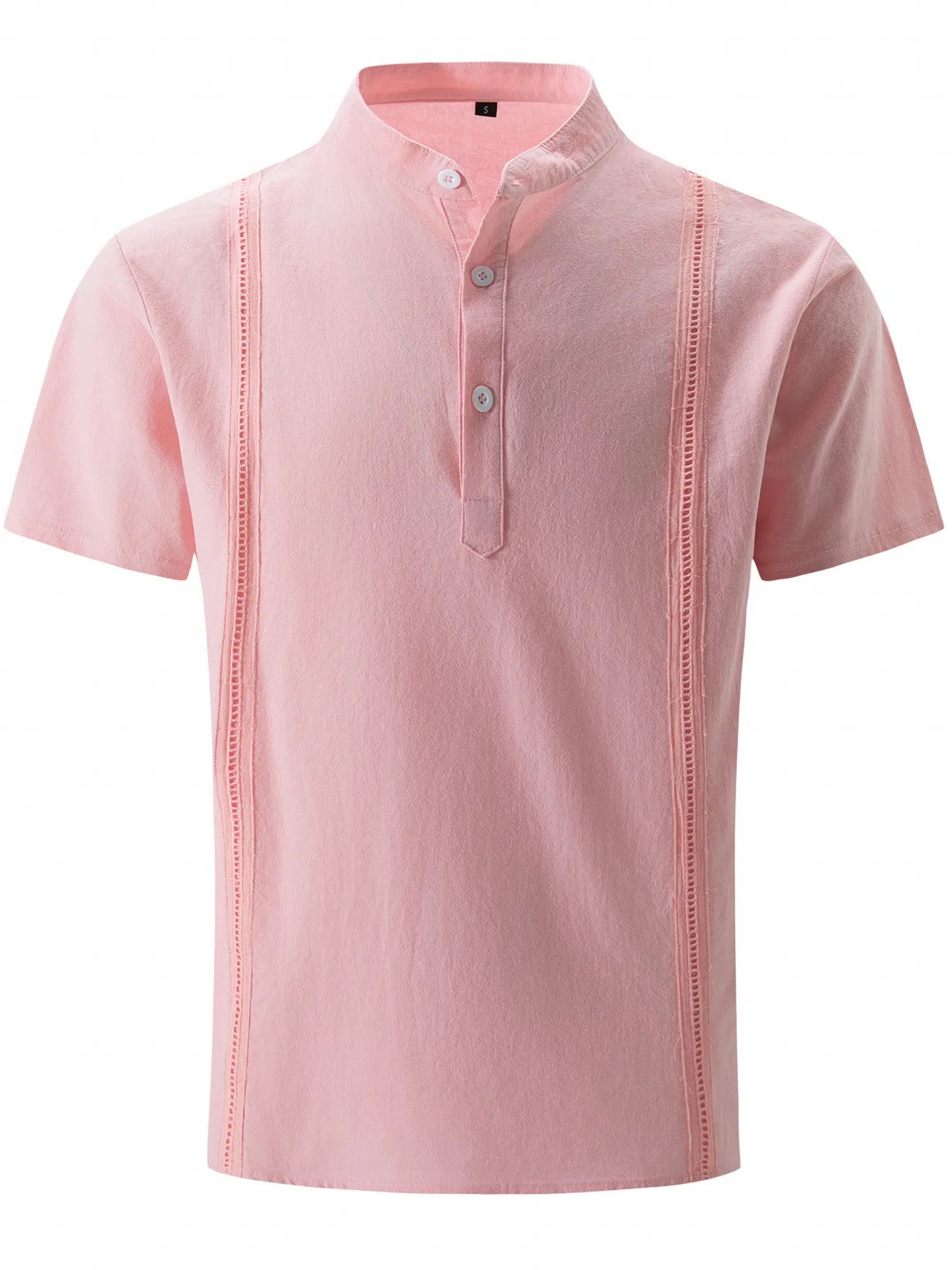 Men's Full Size Button Detail Short Sleeve Shirt Plus Size - Tigbul's Variety Fashion Shop