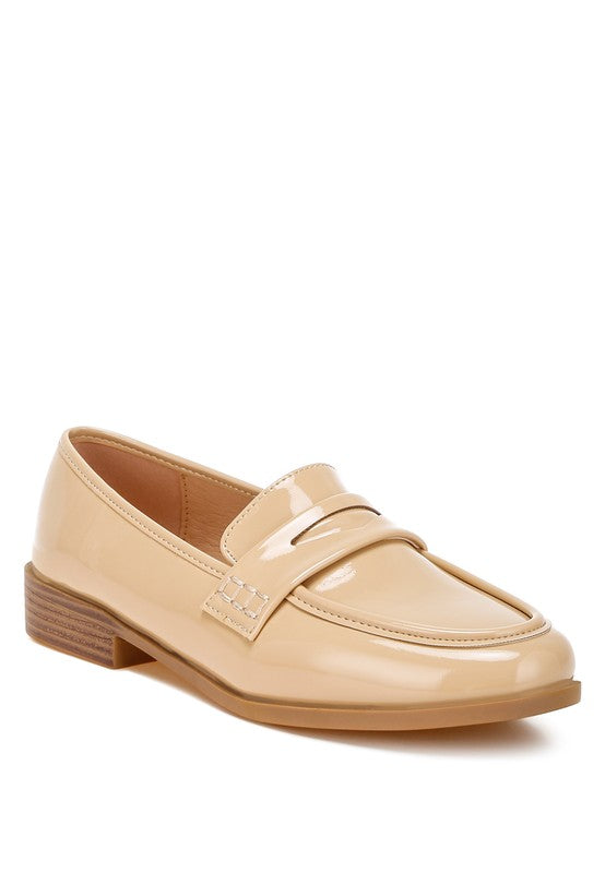 Mogul Penny Strap Detail Loafers - Tigbul's Variety Fashion Shop