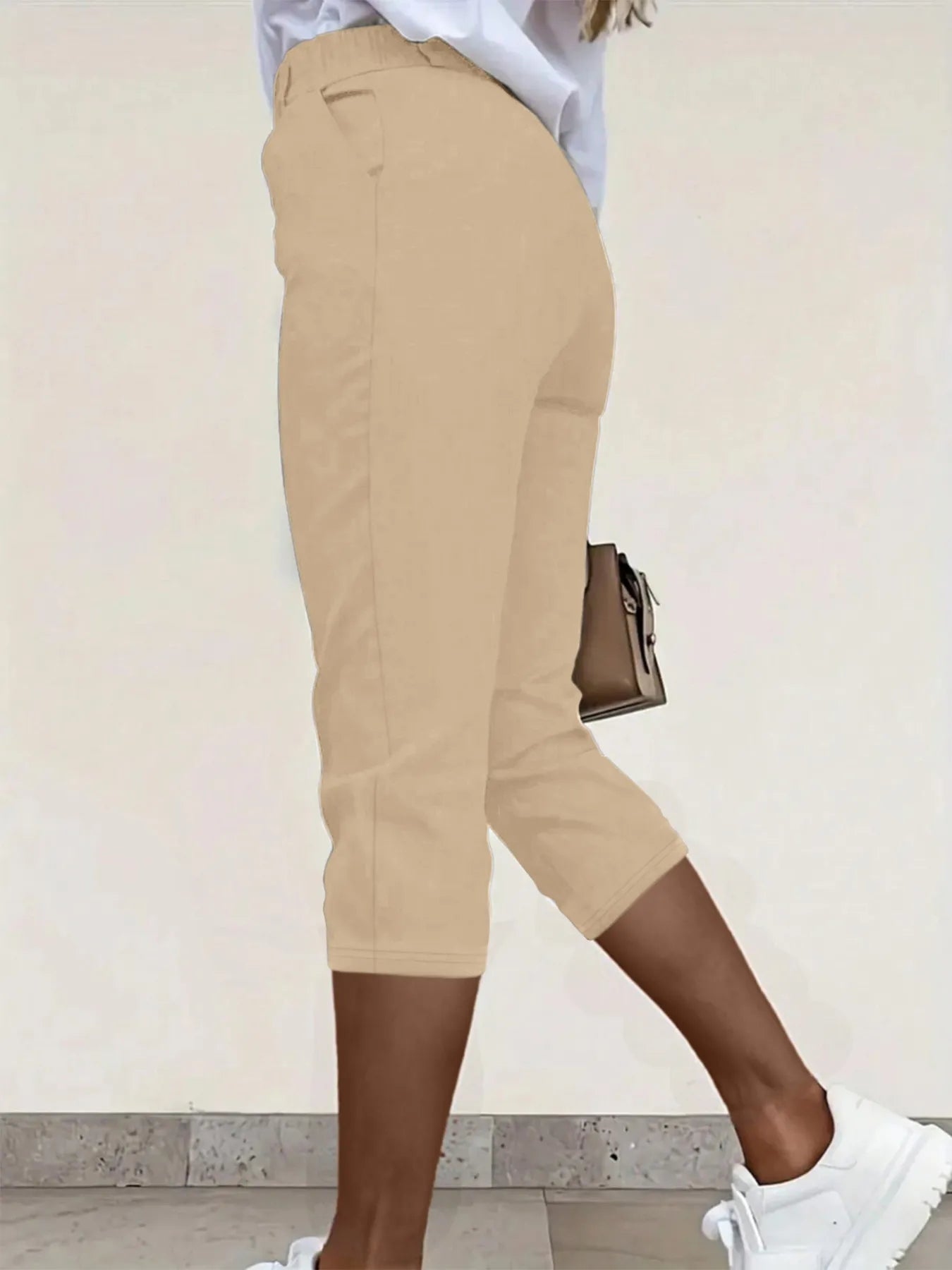Pleated Detail Pants with Pockets - Tigbul's Variety Fashion Shop
