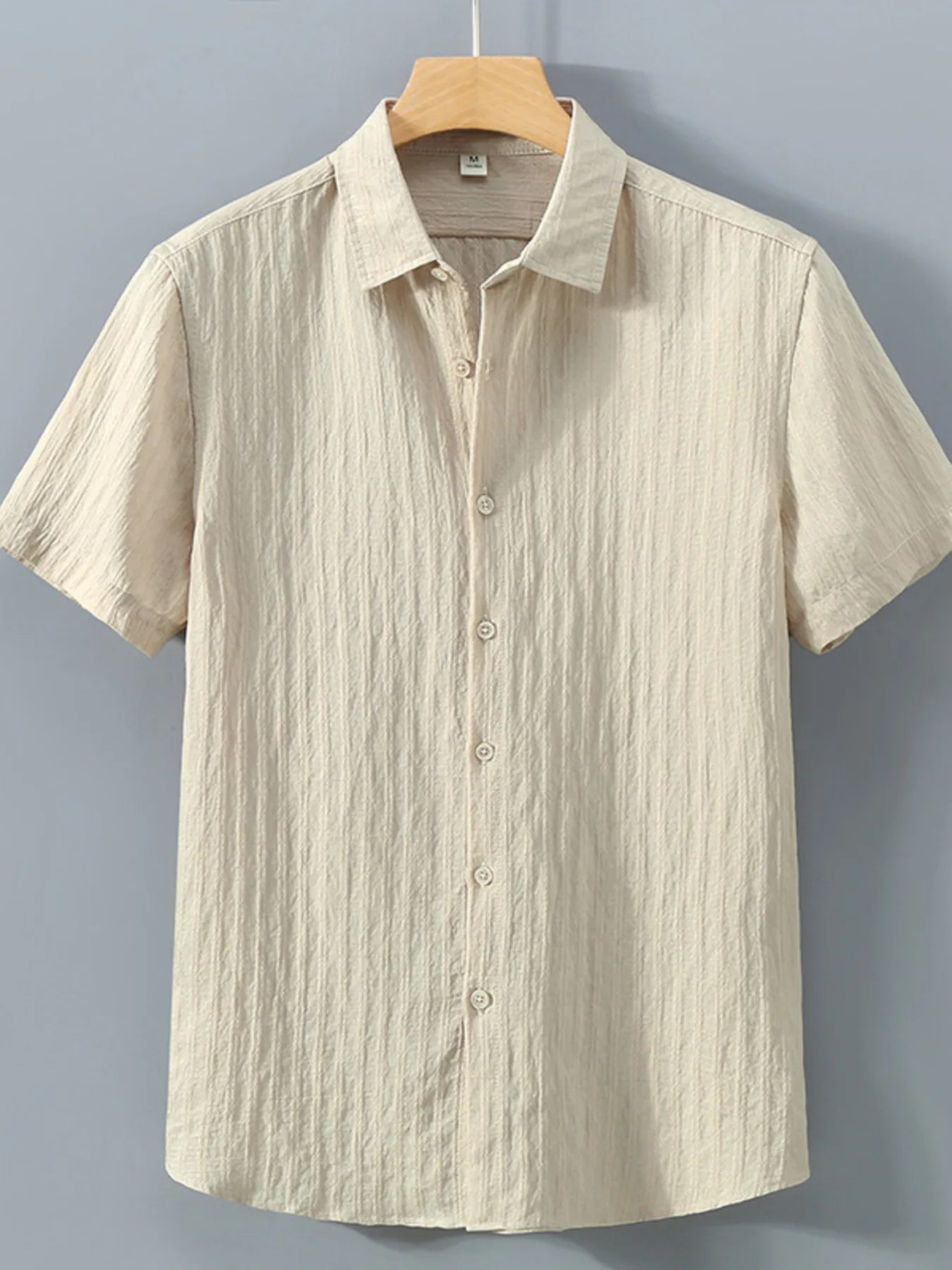 Men's Plus Size Button Up Short Sleeve Shirt - Tigbul's Variety Fashion Shop