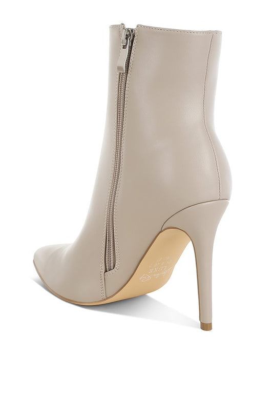 Kalina Rhinestones Chain Detail Boots - Tigbul's Variety Fashion Shop