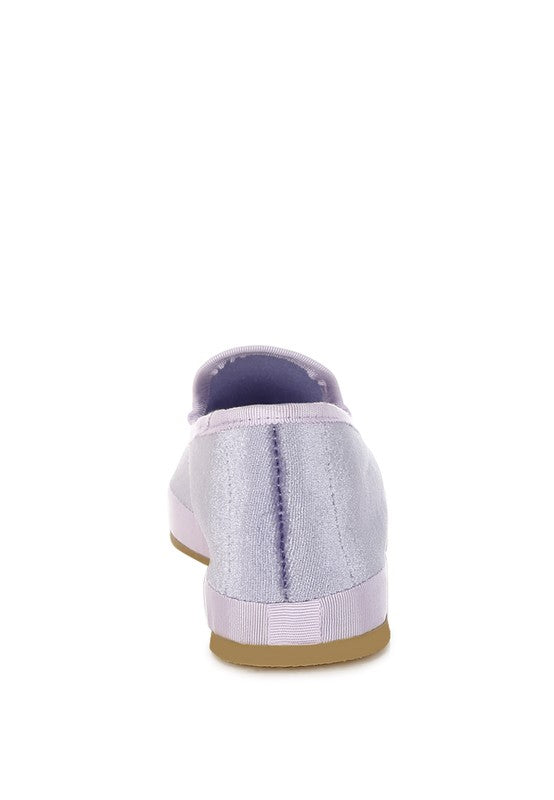 Saba Velvet Round Toe Slip-On Loafers - Tigbul's Variety Fashion Shop