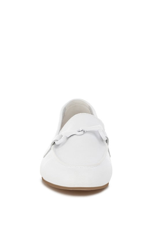 Taranis Monochromatic Horsebit Loafers - Tigbul's Variety Fashion Shop