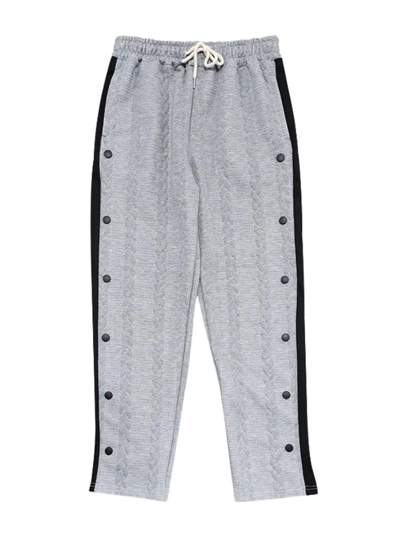 Men's Full Size Textured Drawstring Pants Plus Size - Tigbul's Variety Fashion Shop