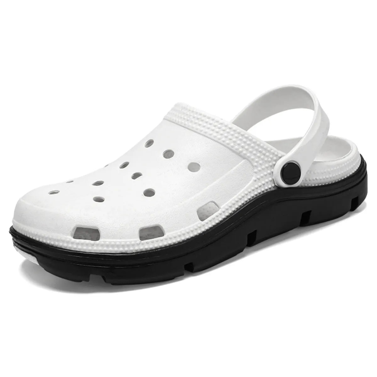Men's Contrast Platform Breathable Sandals - Tigbul's Variety Fashion Shop