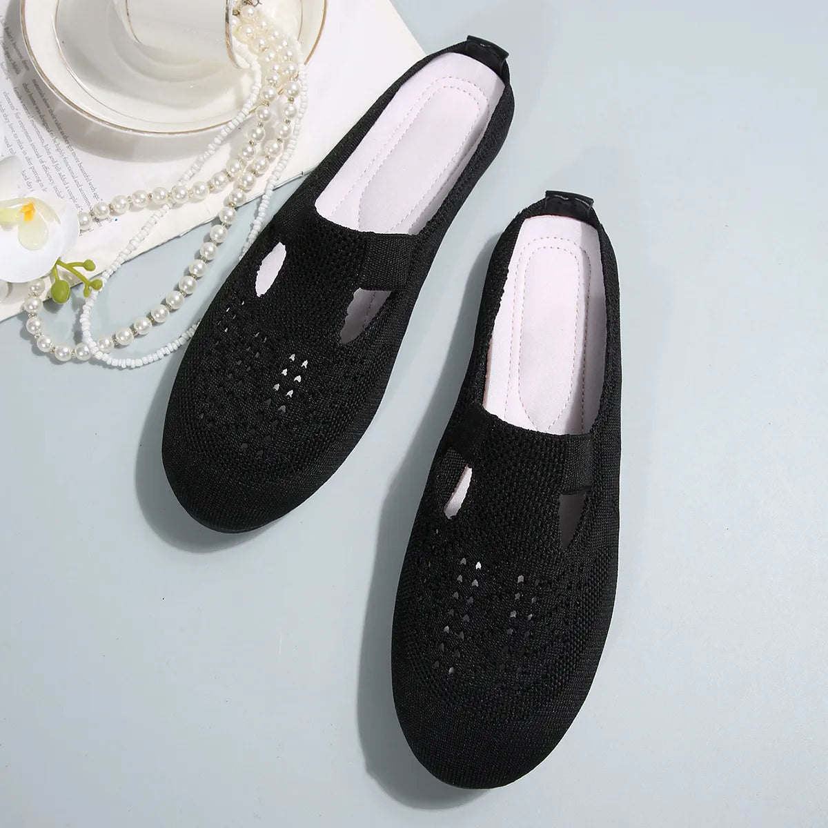 Round Toe Flat Slip-Ons - Tigbul's Variety Fashion Shop