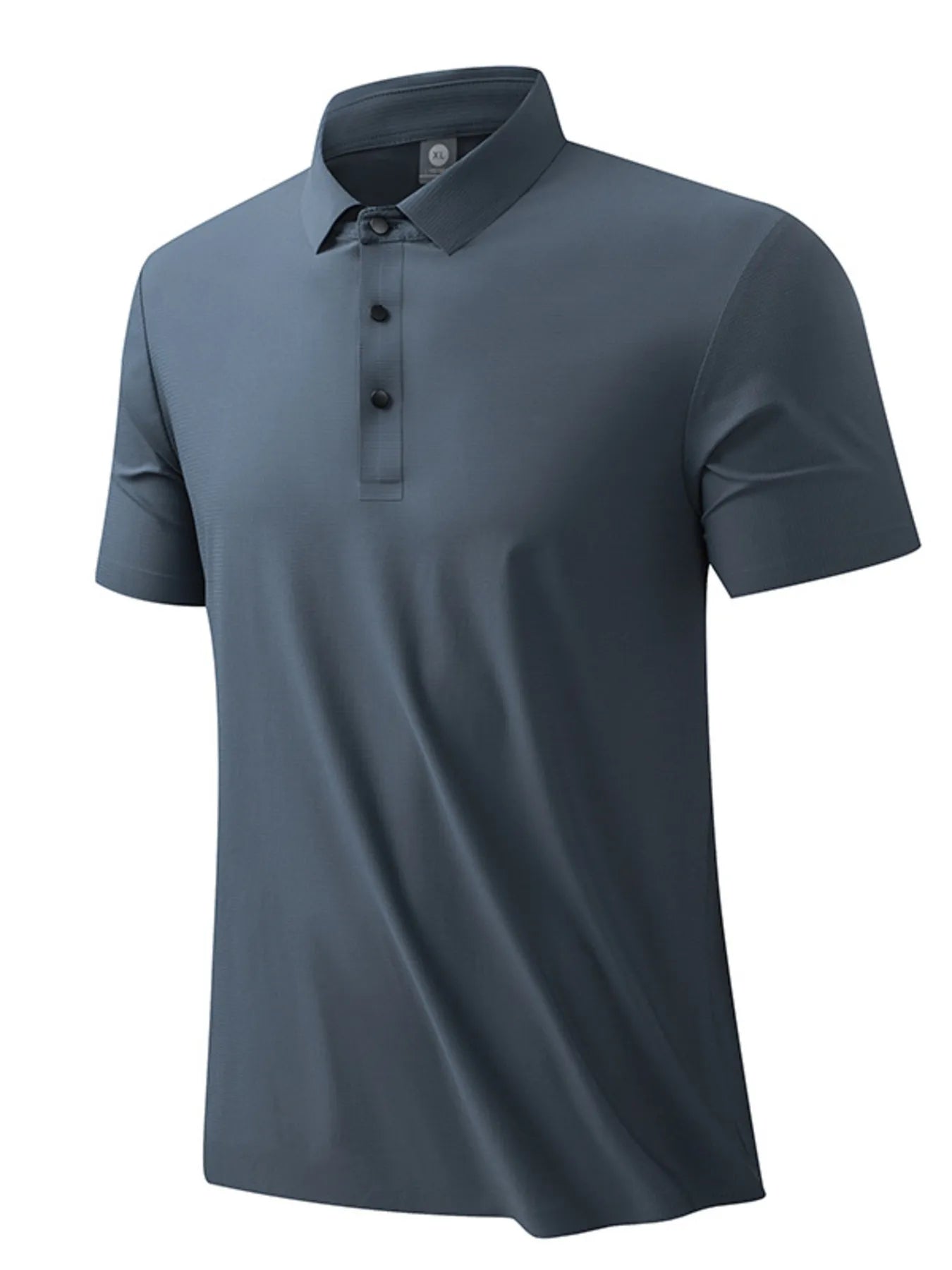Men's Plus Size Button Detail Short Sleeve Polo - Tigbul's Variety Fashion Shop