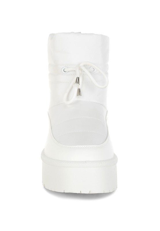 Pacos High Ankle Chunky Snow Boots - Tigbul's Variety Fashion Shop