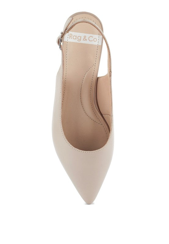 Hocane Real Suede Leather Slingback Sandals - Tigbul's Variety Fashion Shop