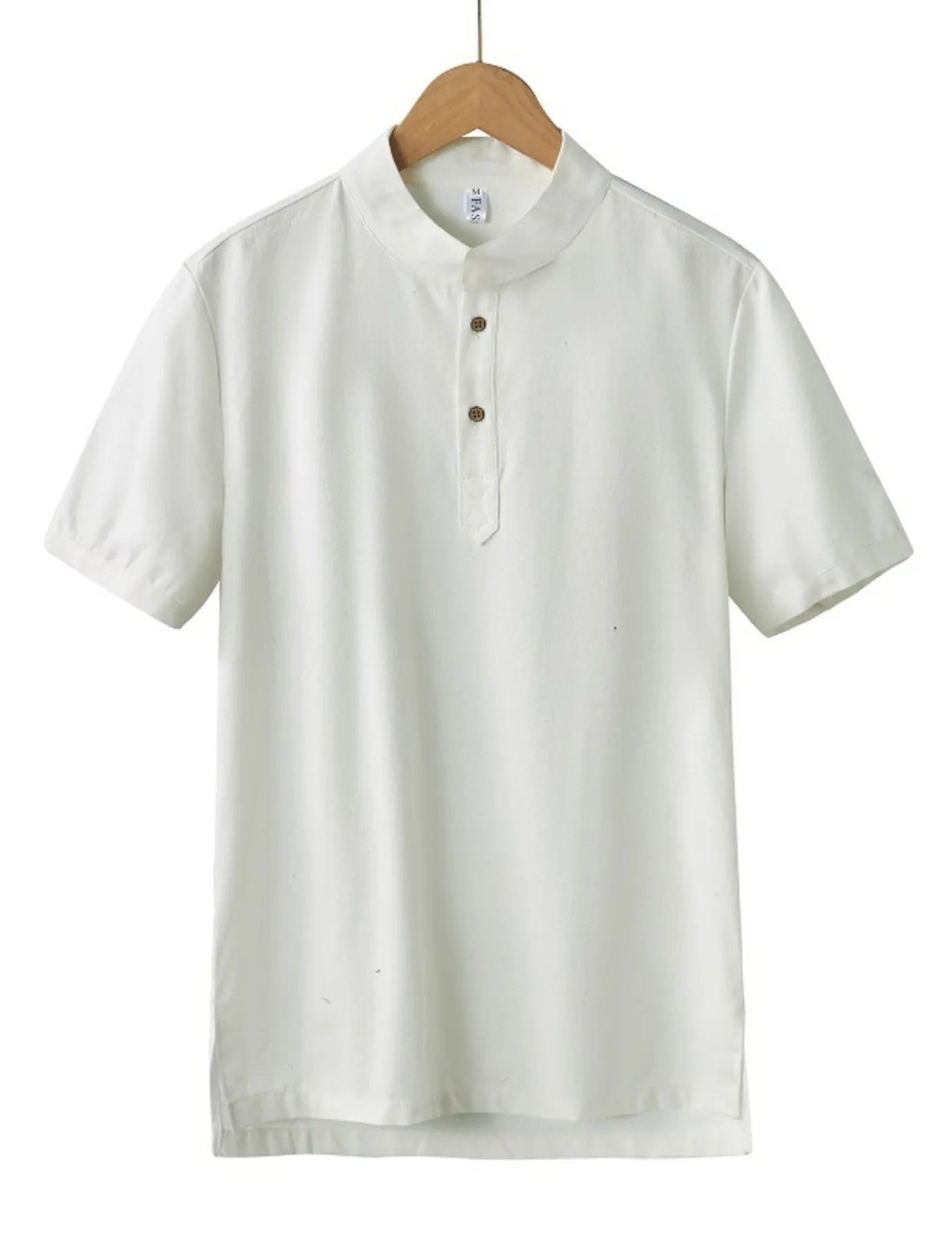 Men's Plus Size Button Detail Short Sleeve Blouse - Tigbul's Variety Fashion Shop