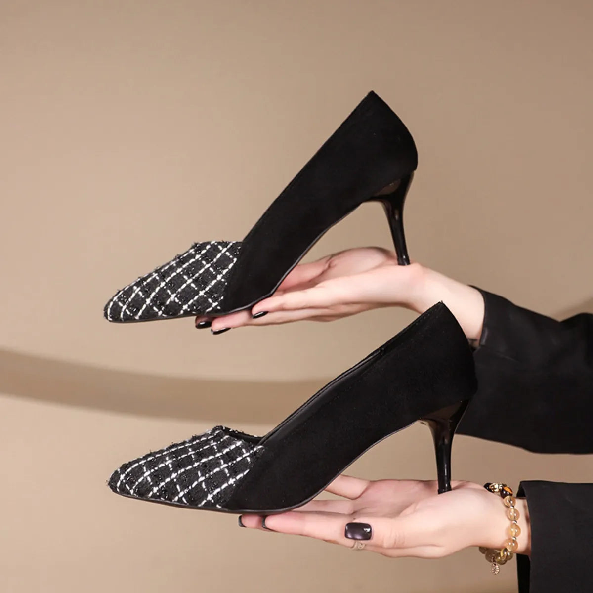 Point Toe Suede Pumps - Tigbul's Variety Fashion Shop