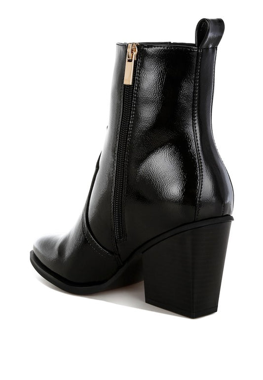 Cornus Pointed Toe Ankle Boots - Tigbul's Variety Fashion Shop