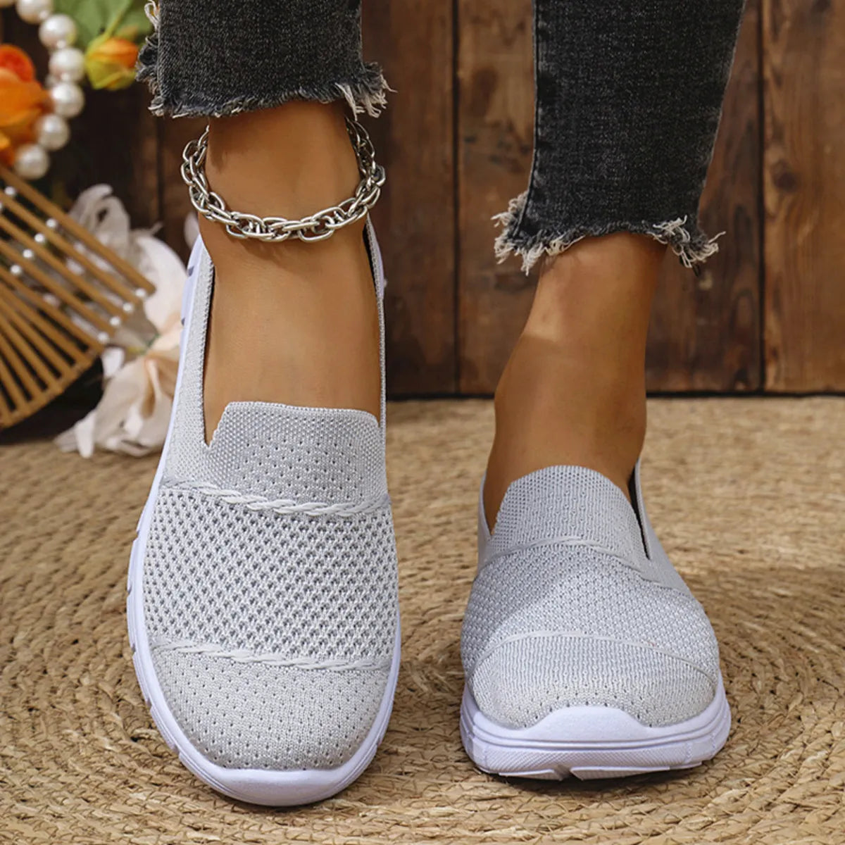 Breathable Mesh Athletic Slip-Ons - Tigbul's Variety Fashion Shop