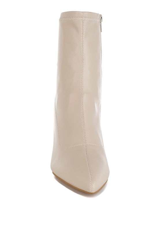 Pumila Stiletto Heel Sock Boots - Tigbul's Variety Fashion Shop