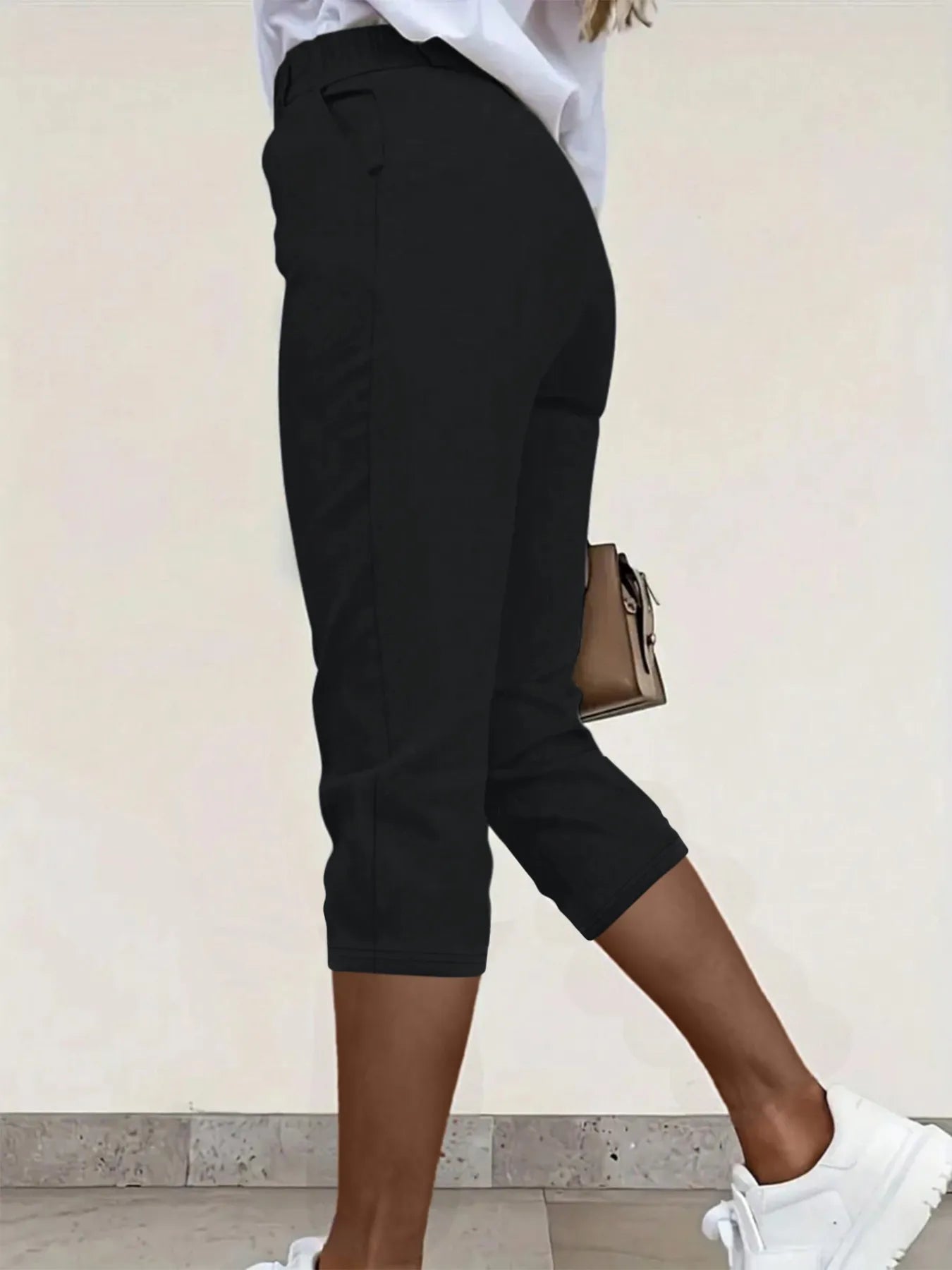 Pleated Detail Pants with Pockets - Tigbul's Variety Fashion Shop