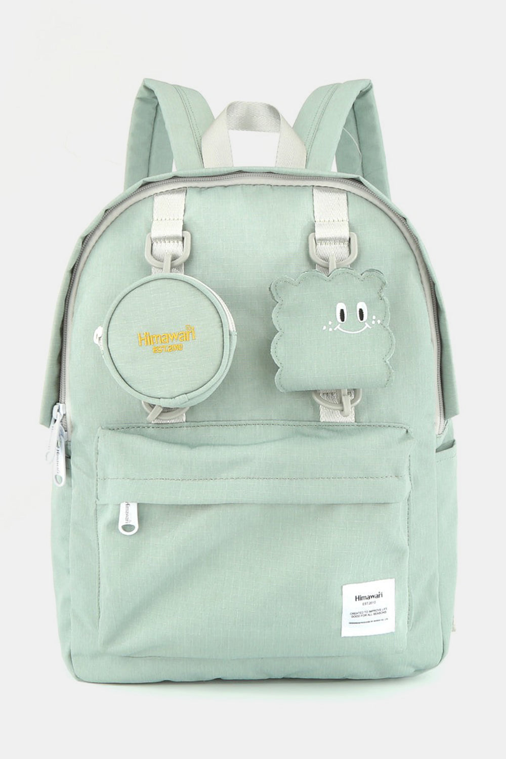 Himawari Waterproof Canvas Backpack Bag with Removable Coin Purse - Tigbul's Variety Fashion Shop