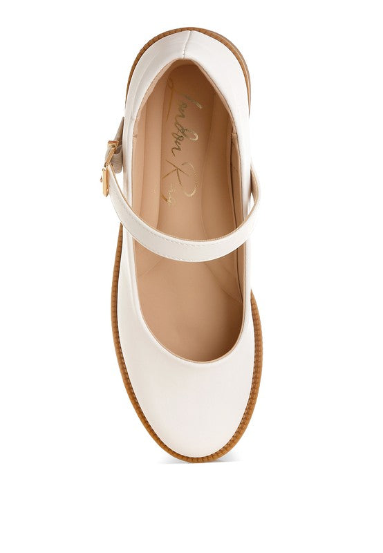 Ejeta Faux Leather Mary Jane Shoes - Tigbul's Variety Fashion Shop