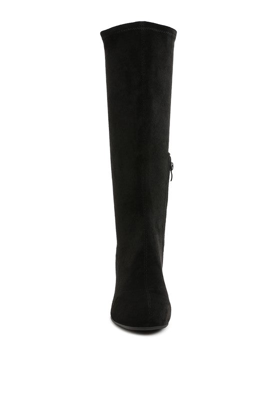Sinaloa Microfiber Knee High Boots - Tigbul's Variety Fashion Shop