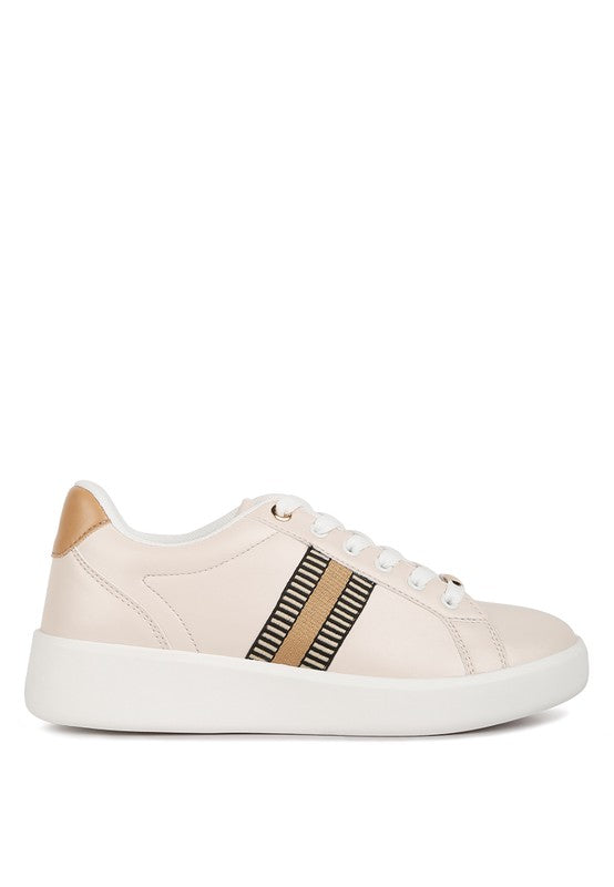 Loyalty Embroidery Detail Sneakers - Tigbul's Variety Fashion Shop
