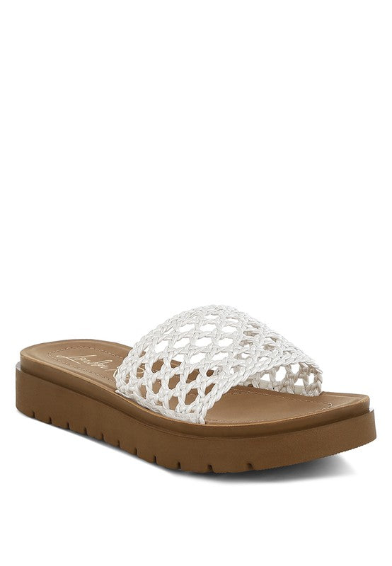 Sayura Woven Slip-On Flatforms - Tigbul's Variety Fashion Shop
