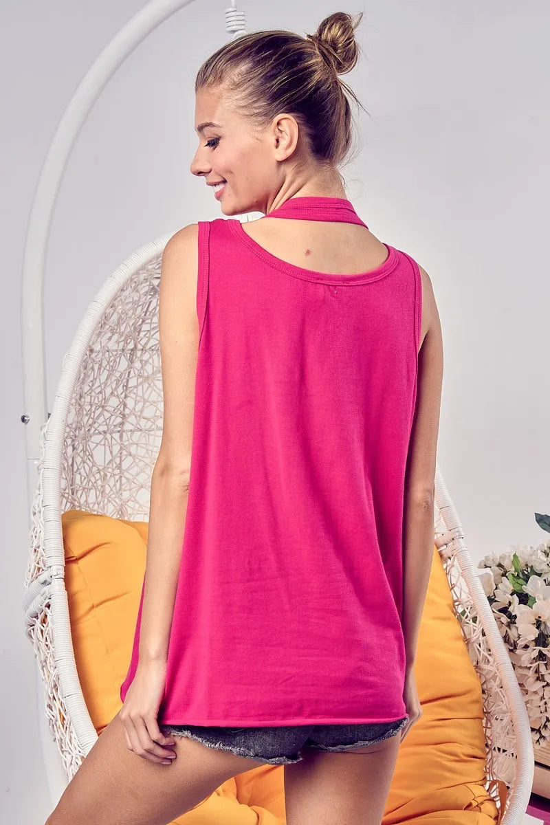 BiBi Cotton Span Knit Double Wear Tank Top - Tigbul's Variety Fashion Shop