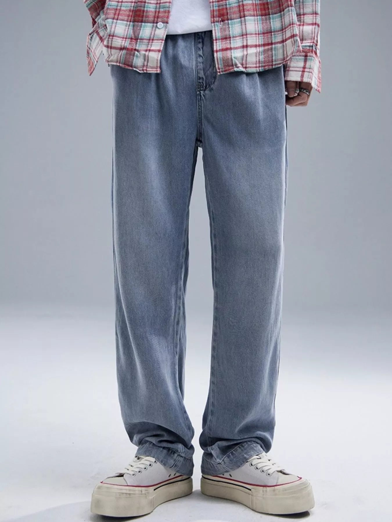Men's Wide Leg Relaxed Fit Jeans - Tigbul's Variety Fashion Shop