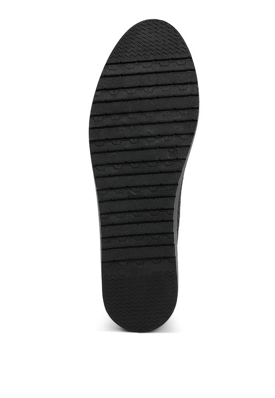 Lubna Knitted Flat Ballet Flats - Tigbul's Variety Fashion Shop