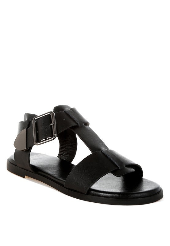 Shayla Gladiator Flat Sandals - Tigbul's Variety Fashion Shop