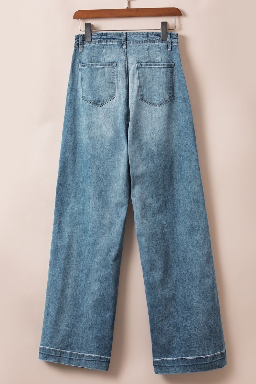 Button Fly High Waist Jeans - Tigbul's Variety Fashion Shop