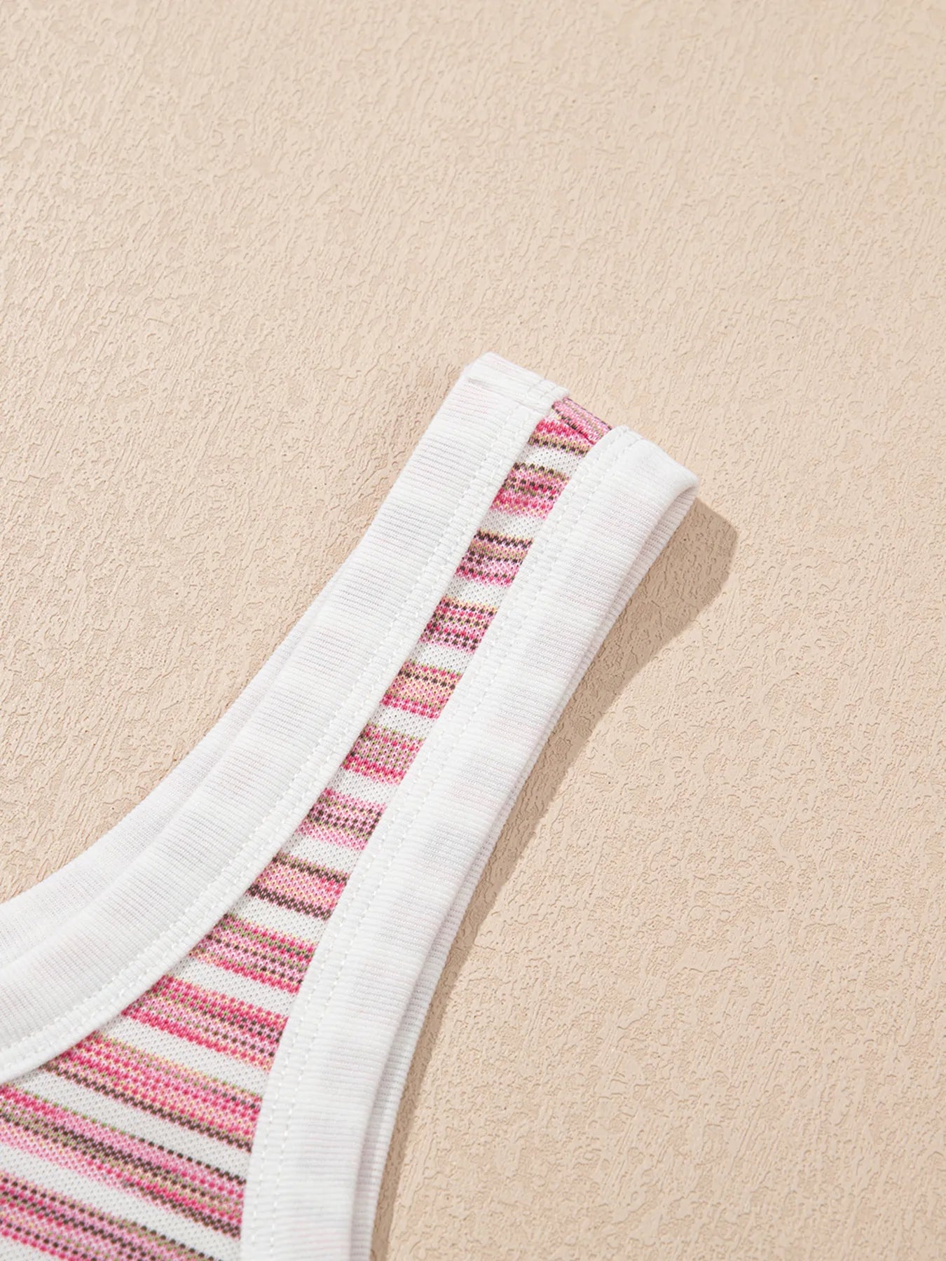 Striped Scoop Neck Tank Top - Tigbul's Variety Fashion Shop