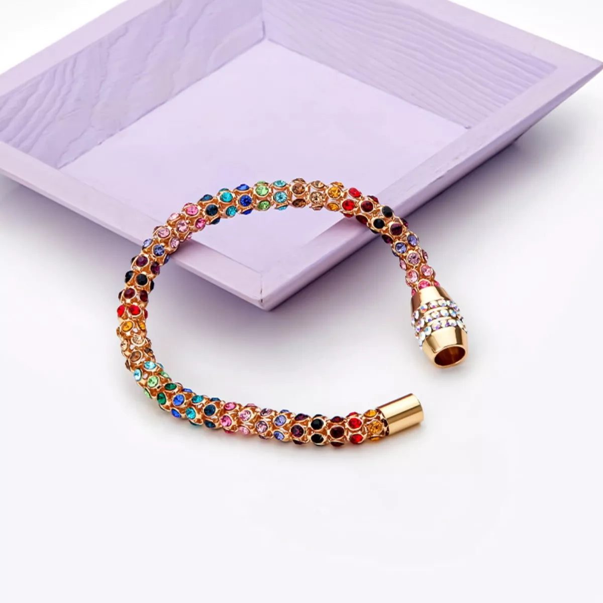 Multi-Colored Crystal Bracelet - Tigbul's Variety Fashion Shop