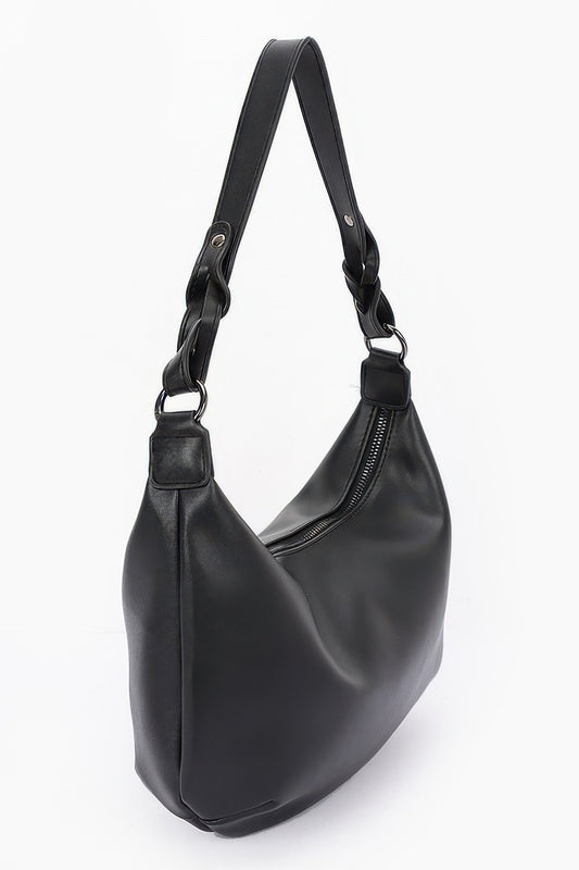 Faux Strap Shoulder Bag - Tigbul's Variety Fashion Shop