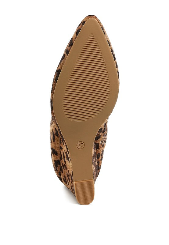 Yara Microfiber Wedge Sock Boots - Tigbul's Variety Fashion Shop