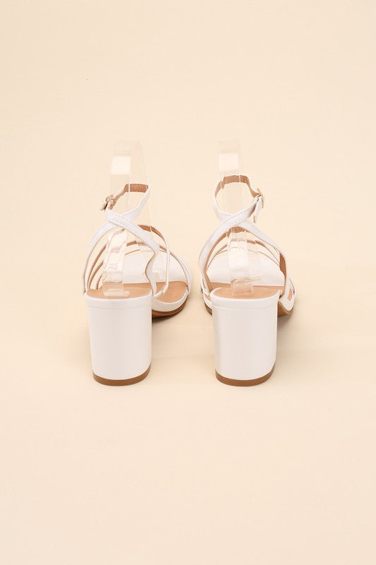 Strappy Block Heel Sandals - Tigbul's Variety Fashion Shop